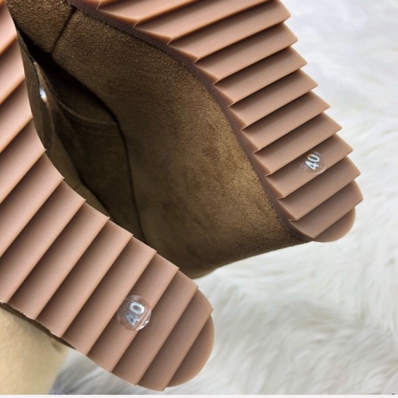 Pedro Garcia Suede Platform Wedge Booties (NWT) - Picture 8 of 8